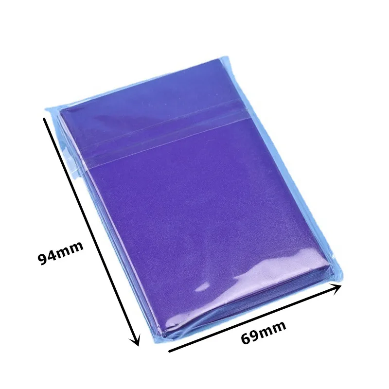 50Pcs/Pack Protective Sleeve Card Protectors Transparent Cards Collection Holders PVC Trading Card Storage 69x94mm 6