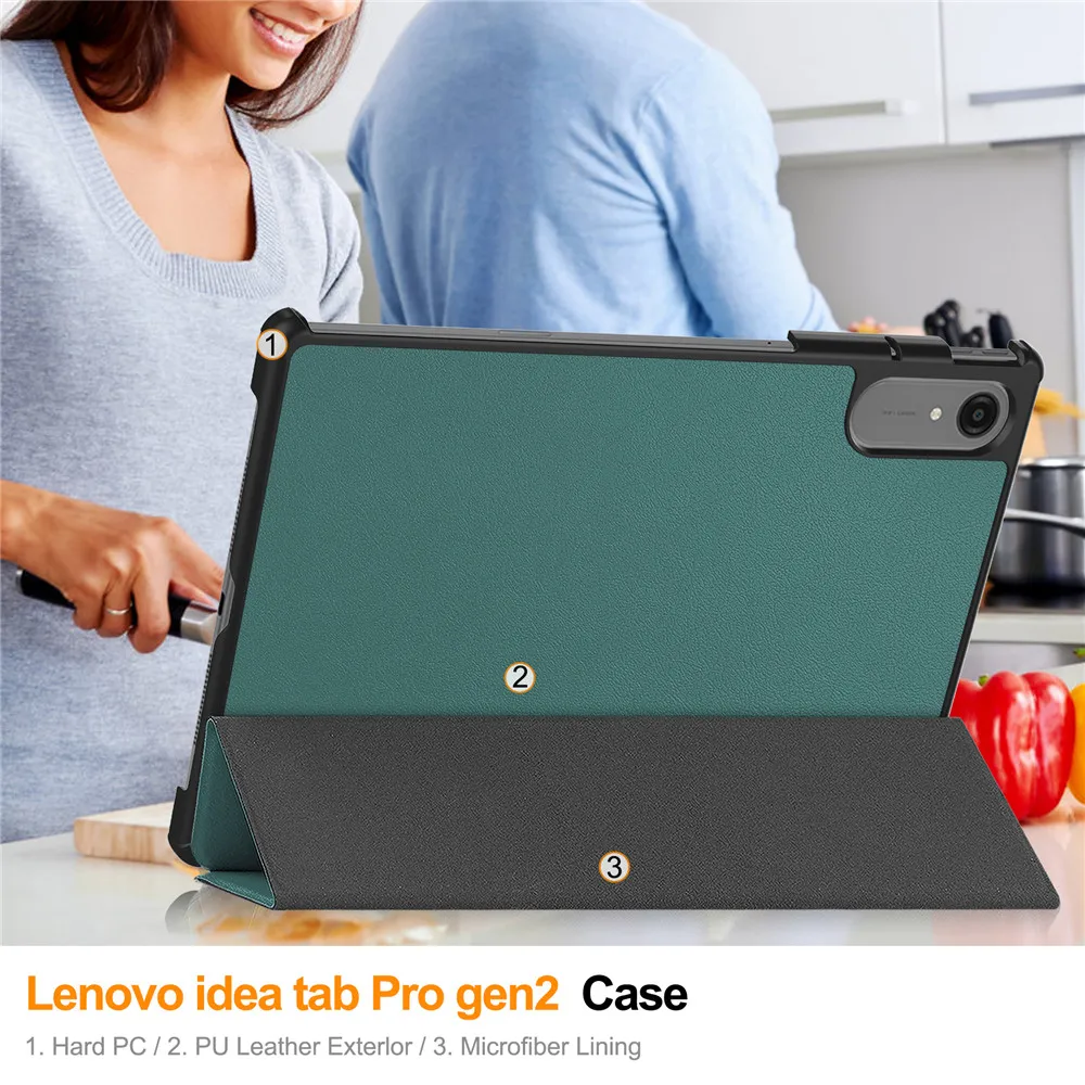 Premium Folding Leather Stand Smart Cover