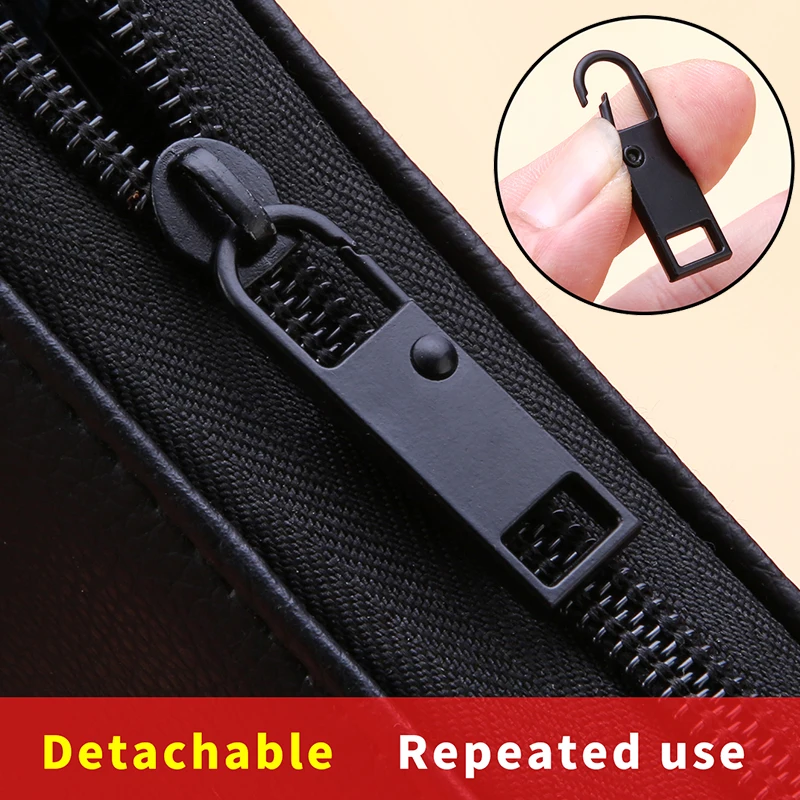 4pcs Removable Zip Puller Jeans Backpack Jacket Clothes Shoes Boots Replacement Zip Accessories Sewing Tools zipper pullers zipper accessories