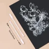 5pcs White Markers & Gel Pens - Perfect For Artists & Comic Drawers! 5