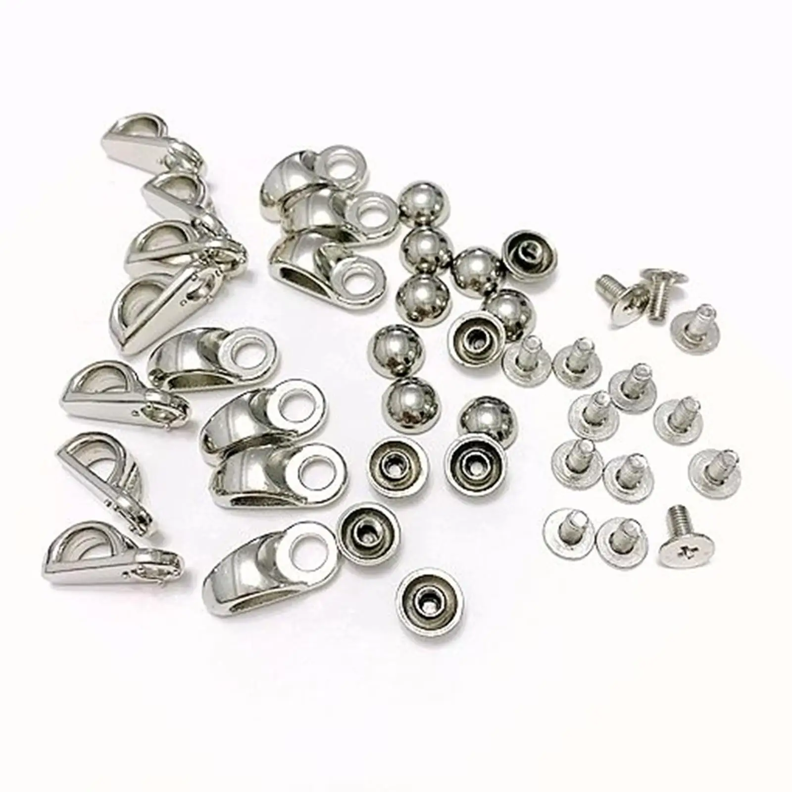 20 Pcs/Lot Shoe Lace Hooks Shoe Repair Accessory Boot Hooks Lace Fittings  With Rivets for