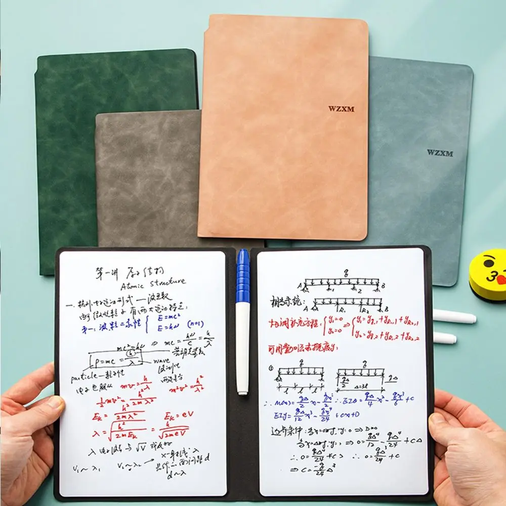 Portable Daily Schedule Business Student School Office A5 Whiteboard Notebook Draft Board Message Board Memo Whiteboard 360 pages super thick a5 leather journal notebook daily business office work notebook тетради student school office supplies