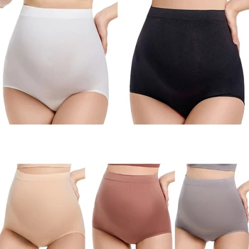Biancheria intima premaman a liscia, tessuto morbido e traspirante, supporto elasticizzato, mutande per gravidanza per