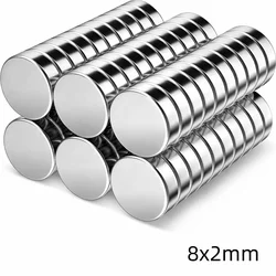 Versatile & Compact Magnetic Disc Set - Pack of 60 for Home, Office, and Creative Projects (60P - 8x2)