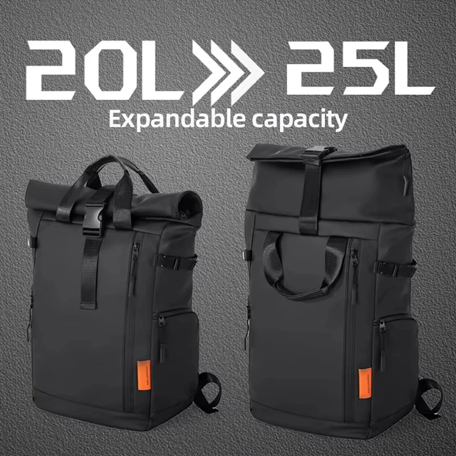 Men's Travel Bag 15.6inch Laptop Computer Backpack Outdoor Waterproof Camping Hiking School Bag College Business Rucksack 3