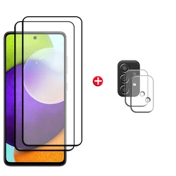 Universal 6 - in - 1 Tempered Glass Screen & Lens Protector Set - A71 (2 Glass and 2 Lens)