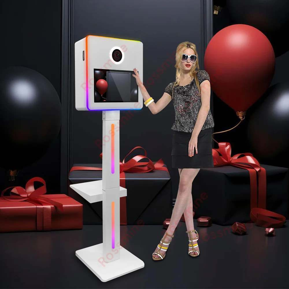 

15.6in dslr Photo Booth Machine Selfie Touch Screen Photo Booth Shell Wedding Party Rental Magic Mirror Photobooth with Mini pc