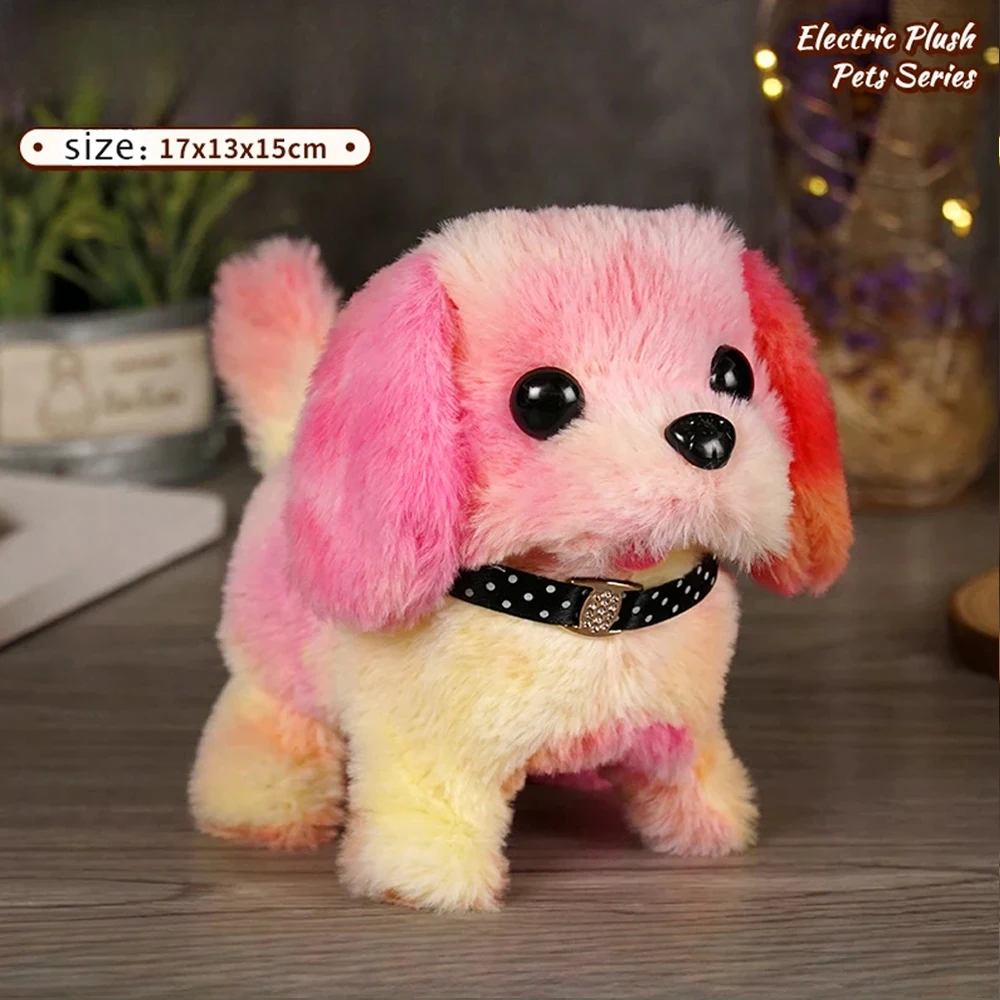 thumbnail image 1 of Cute Realistic Electric Little Puppy Plush Toy Simulation Husky Tedd Dog Walk Bark Wagging Tail Stuffed Animal Doll Kids Gift, 1 of 5