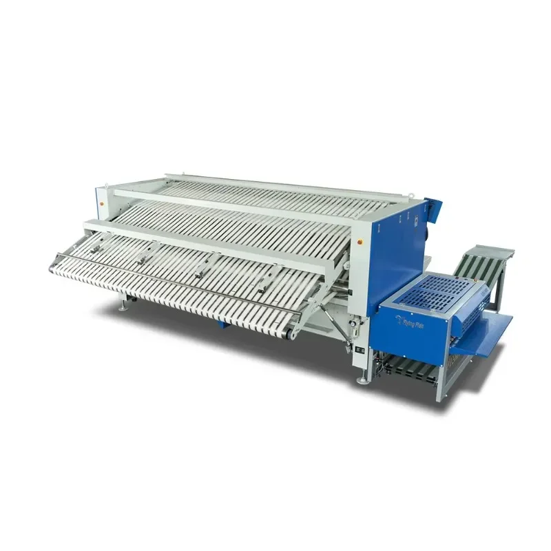 Máquina de engomar e dobrar automática industrial Foldimate de 3000 mm para roupas, toalha, lençol no hotel