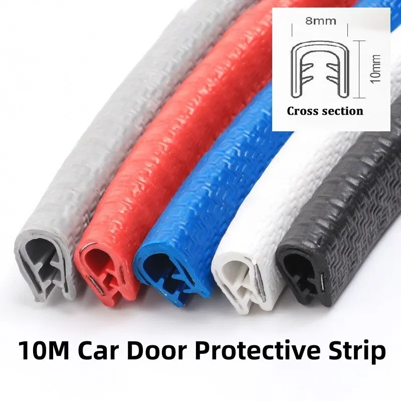 Accessorio Auto Universale Protezione Bordo Porta Auto In Gomma - 5 Metri, Adesivo Antigraffio Universale Per Auto E SUV Gomma Antigraffio 5m - Foto 6