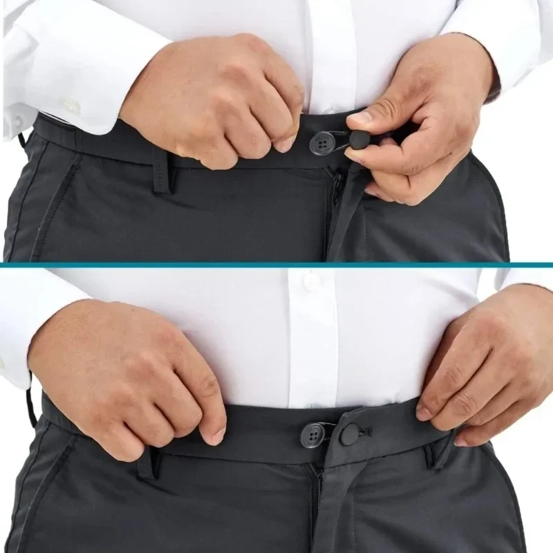 15mm/18mm 12pcs Pants Extender Buttons Flexible Waist Extenders for Jeans Pants for Women & Men Pregnancy Jeans Skirt 5