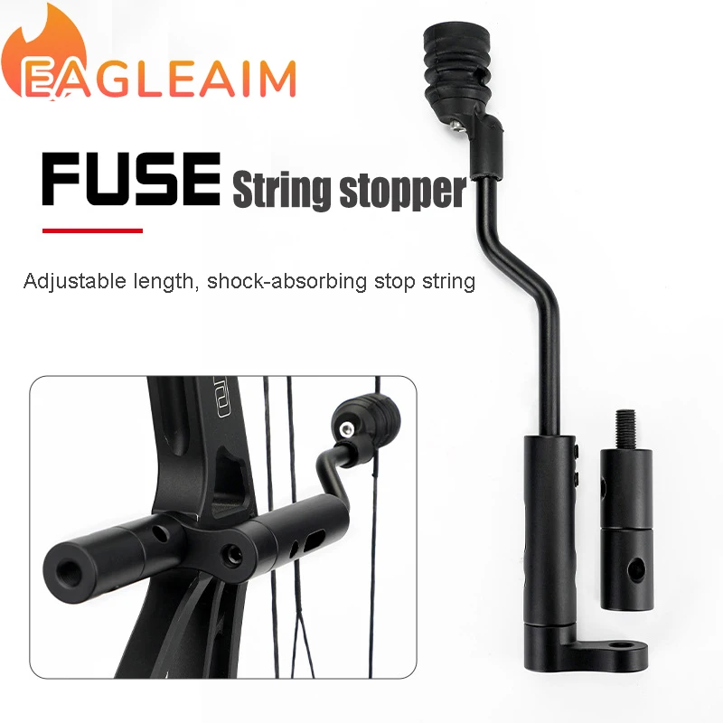 Archery Bow String Stop Bracket Suppressor Stabilizer Balance Adjustable Level C
