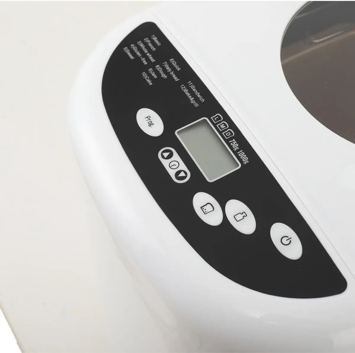 Automatic Compact Dough Machine, Compact and Automatic Non-Stick Bread Making Machine, 12 Menu Functions, with Gluten-Free, 13-H 6