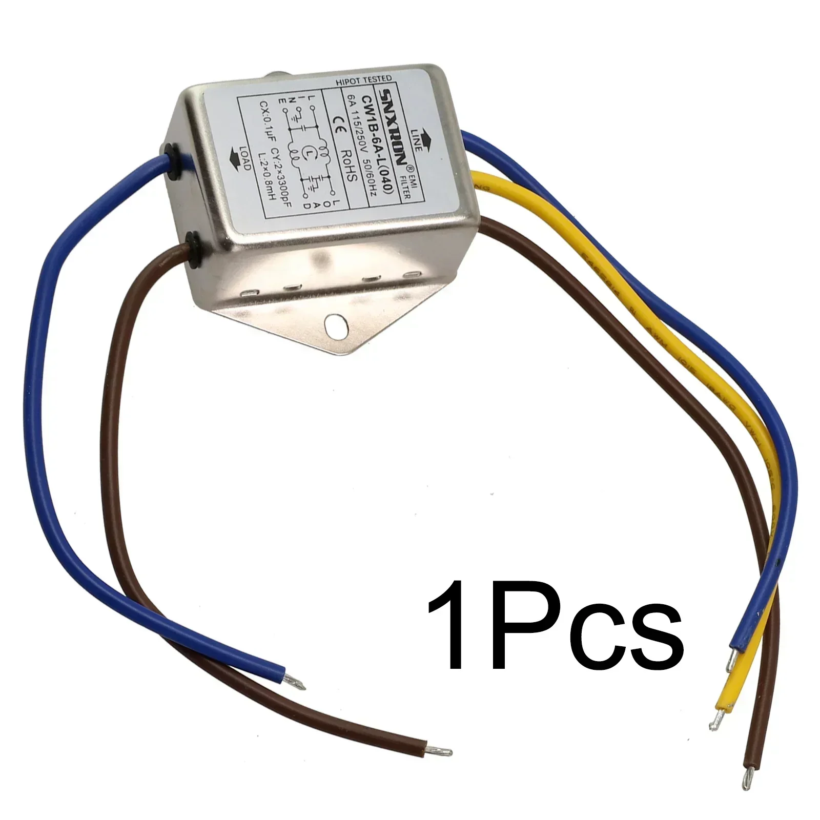 Perfect Defense Against High Interference Suppression With Power Filter EMI Line Audio Purifier CW1B L 3A/6A/10A 6