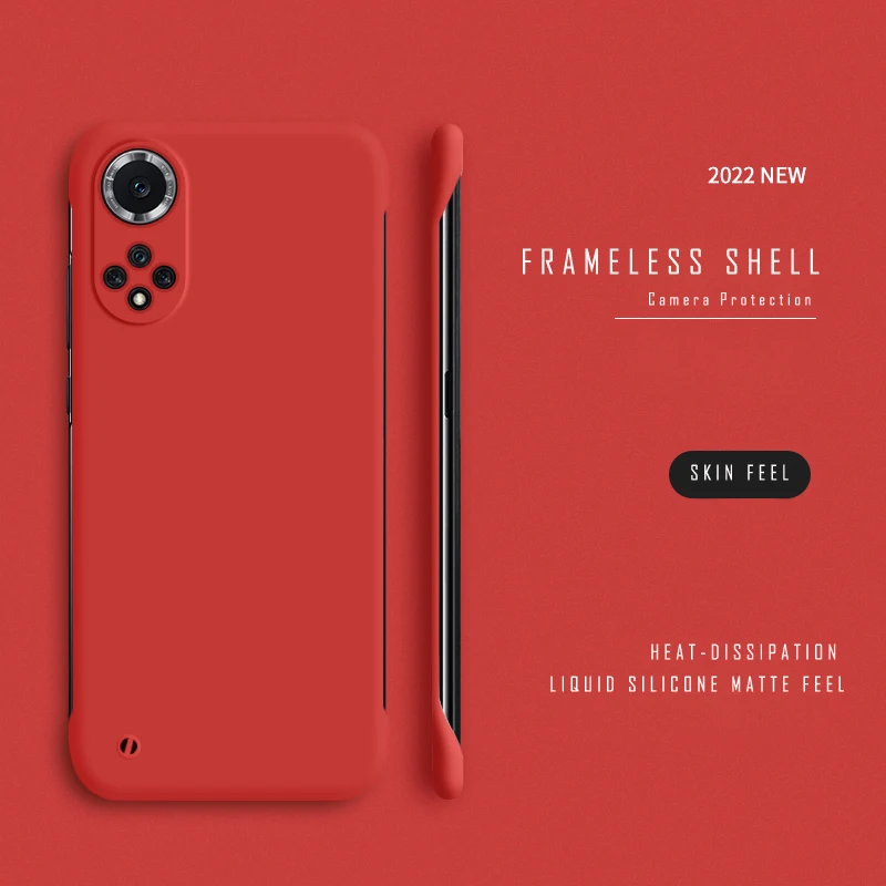 Ultra Slim Frameless Matte Gradient Hard Phone Cover