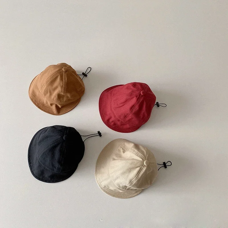 New Korean Fashion Kids Bucket Hats Boys Girls Visors Children Outdoor Sun Hats Children Hats Caps 1-6years Old