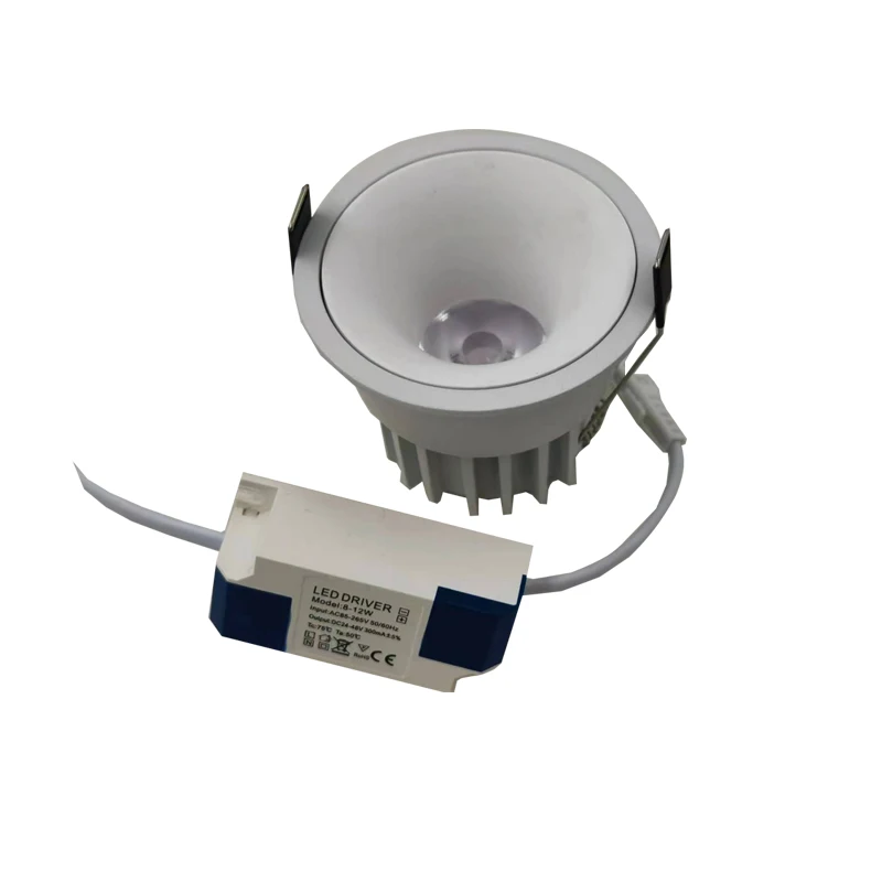 

Dimmable Recessed Anti Glare COB LED Downlights 7W 9W 12W 15W Ceiling Lamps 110~240V Indoor Spot Lighting 2023 New