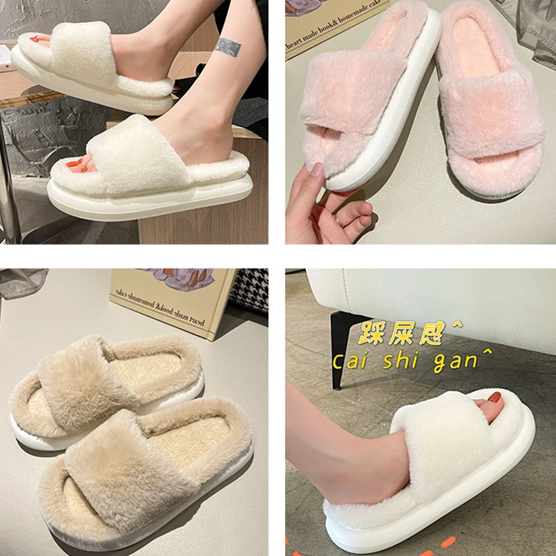 DIY indoor slippers from flip flop• Fluffy indoor slippers 