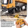 Huina 1536 Rc Legering Dump Truck 1:18 Engineering Voertuig Heftruck Zware Tractor Afstandsbediening Auto Speelgoed Voor Jongens 5