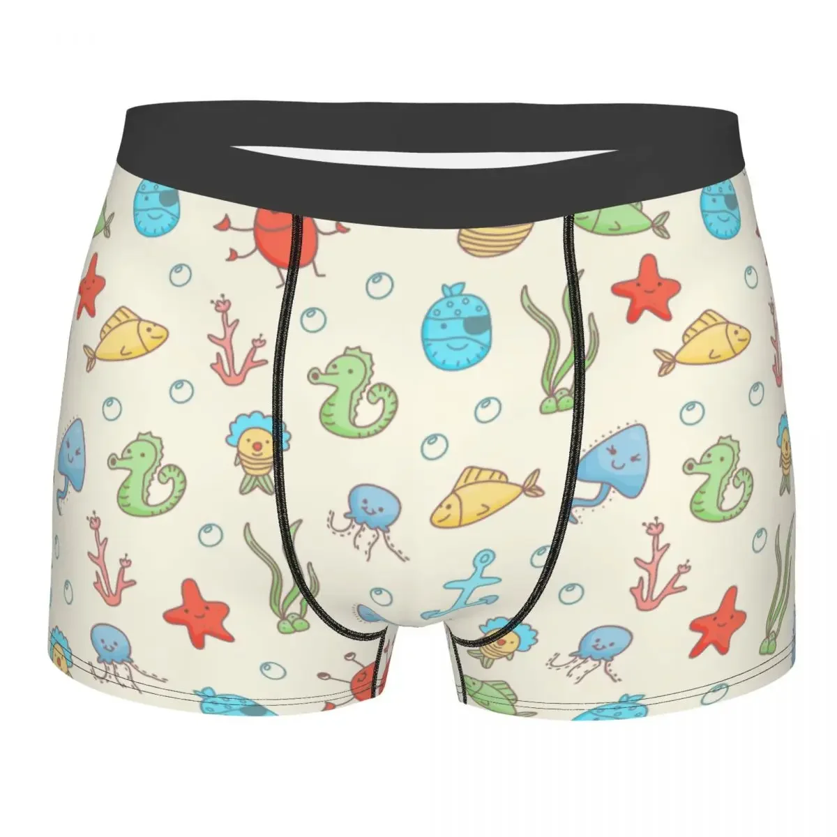 Fifbird Herren-Boxershorts Mit Otter Design - 95% Baumwolle, Atmungsaktiv & Bequem