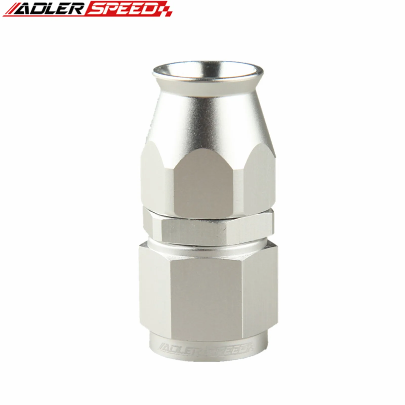 Swivel Hose End Fitting Pipe Straight Adapter Fitting Universal PTEF AN4 AN6 AN8 AN10 AN12 Straight 0 Degree Reusable Swivel PTFE Hose End Fitting