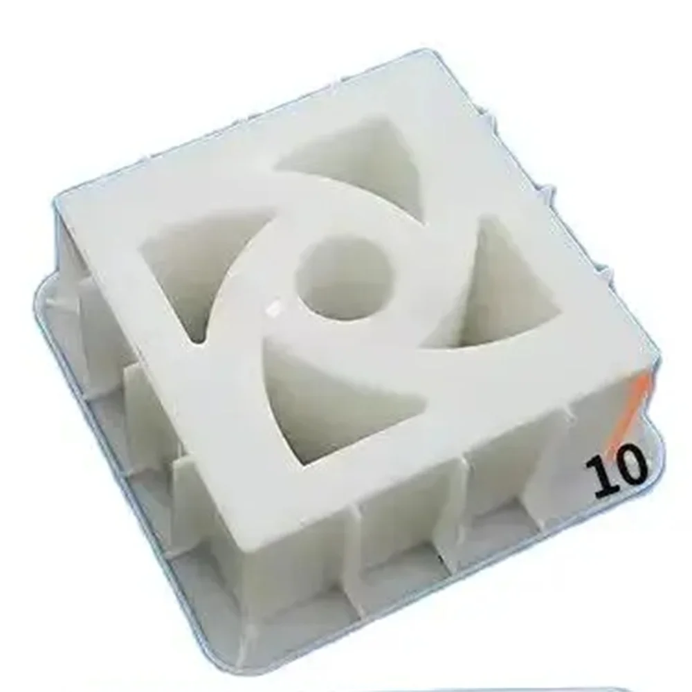 20X20Cm 3D Carving Paving Mould Window Pattern Concrete Plastic Garden Path Wall Brick Mould