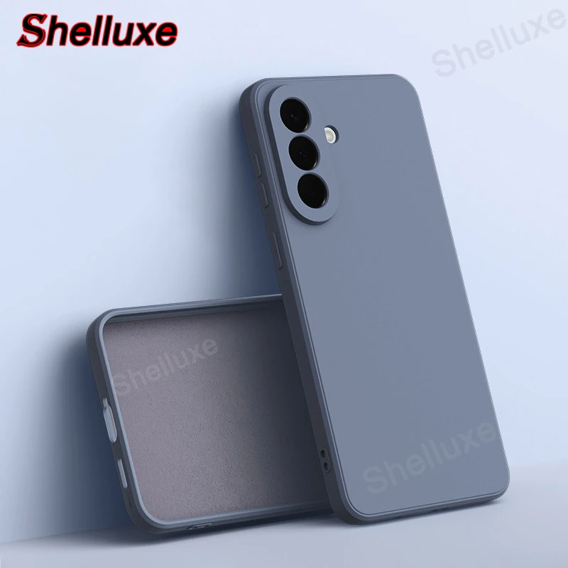 Shelluxe Square Liquid Silicone Silky Feel Case Cover