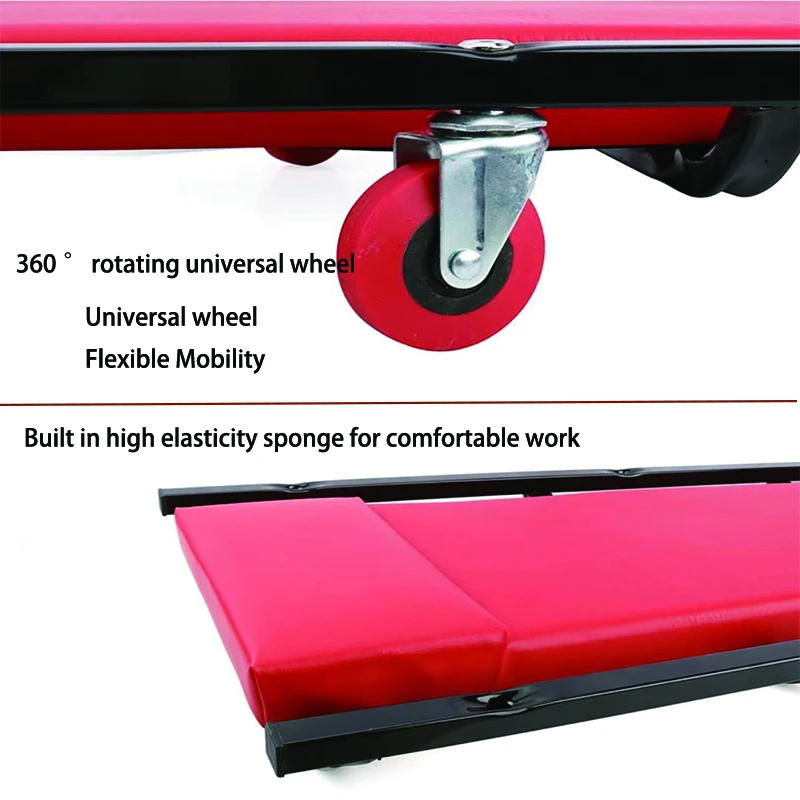 36 Inch Non Foldable Thickened Car Repair Lying Board Skateboard Repair Car Sleeping Board Maintenance Tool Lying