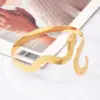 Gold Silver Color Snake Arm Bracelet For Women Men Punk Fashion Exaggerated Opening Adjustable Armband Bangles Egyptian Jewelry 5