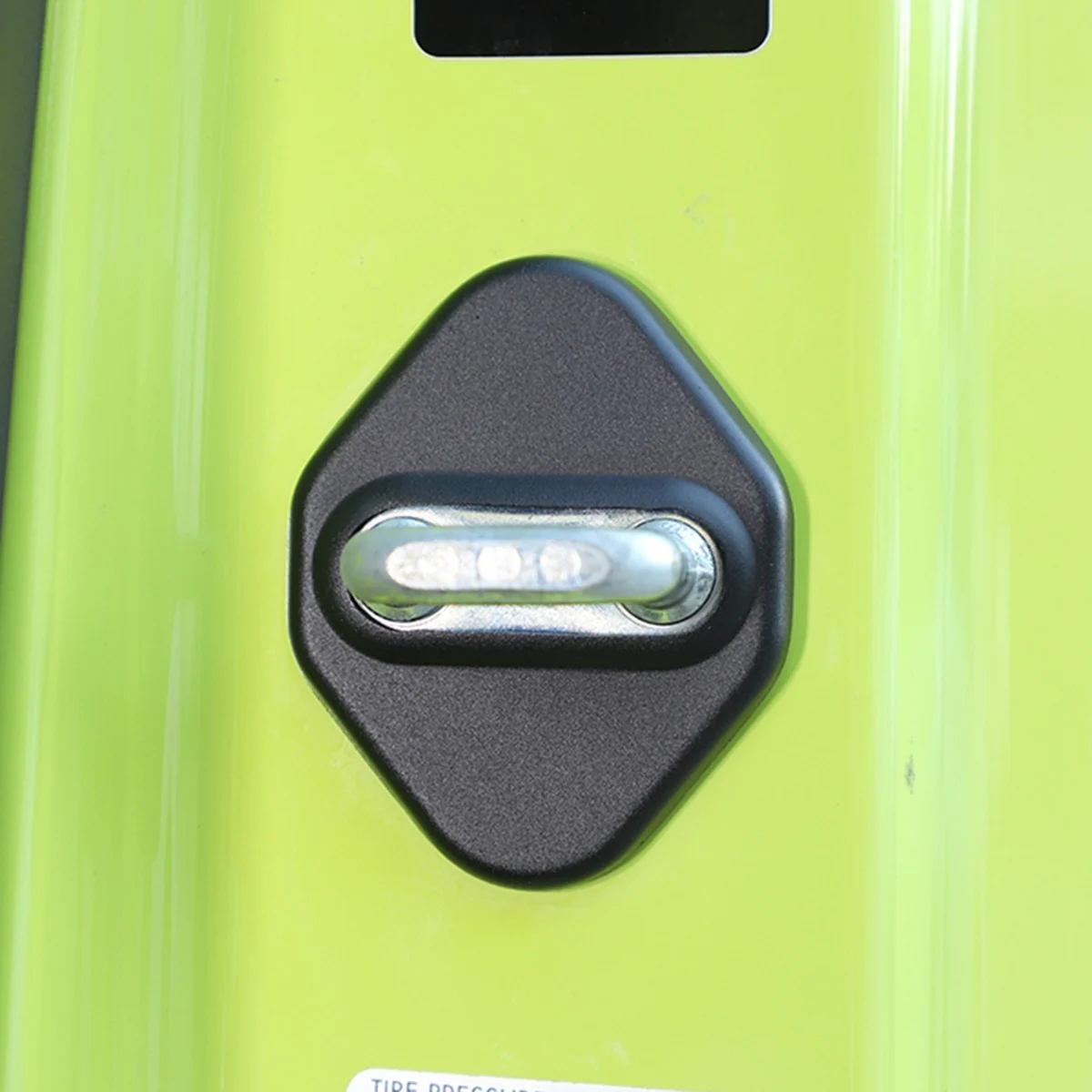 Klistermærker til beskyttelse af bildørlås til Suzuki Jimny 2019 2020 2021 Udvendigt tilbehør (sort)_voghion.com