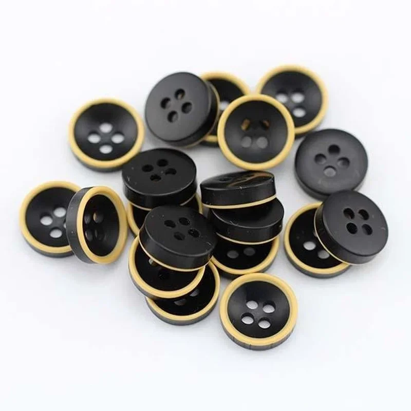 

50pcs/bagHigh-grade Resin Four-eye Button Shirt Blazer Coat Decorative Buttons 12MM