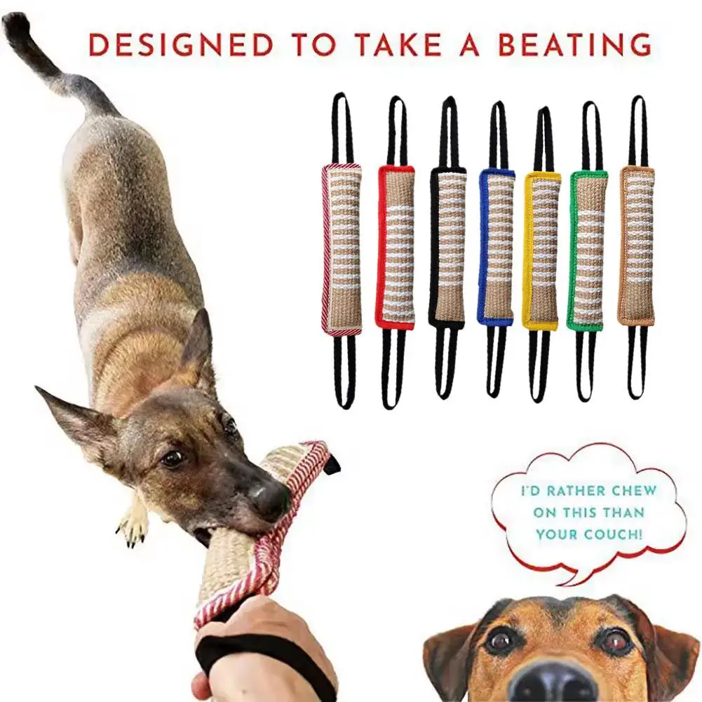 

Прочная тренировочная игрушка для собак, подушка для укусов, тренировочная игрушка, Интерактивная веревка с жевательным ремешком Han M1k2