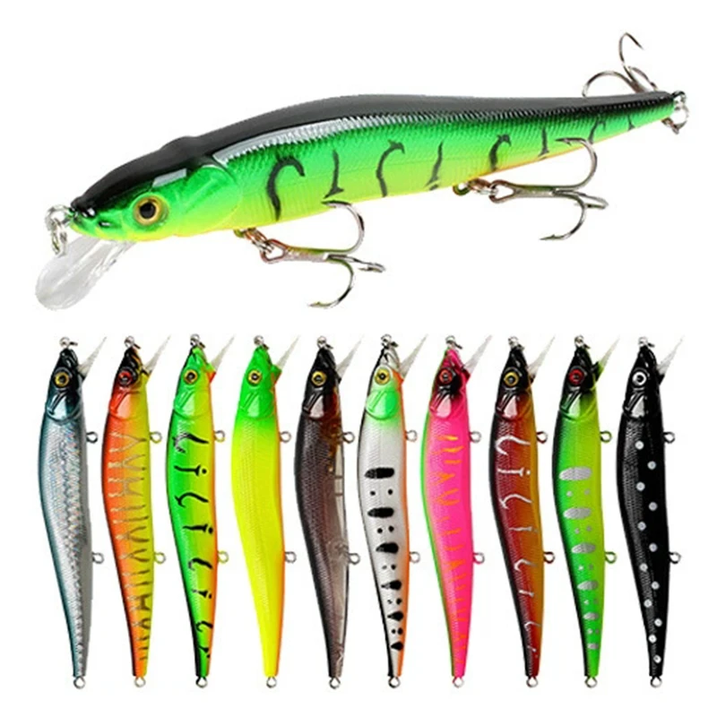 1/5pcs Artificial Bass Bait Crankbait Wobbler Minnow Floating Fishing Lures Saltwater Sea Spinning Fishing Lures Tackle for Bass