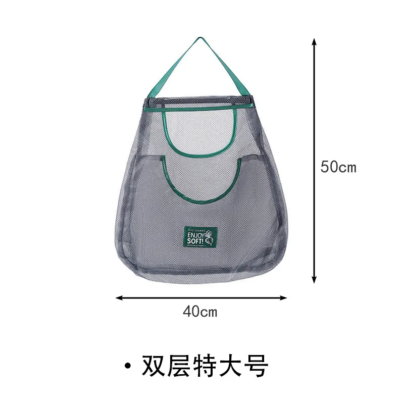 Eco-Friendly Hanging Mesh Storage Bags for Fruits and Vegetables