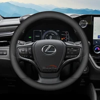 Leather Car Steering Wheel Cover for Lexus Is Es Es300h Rx Lbx Es350h Rx350 Rx500h Nx350h Nx450h Lx600 Accessories 2025 2026 3