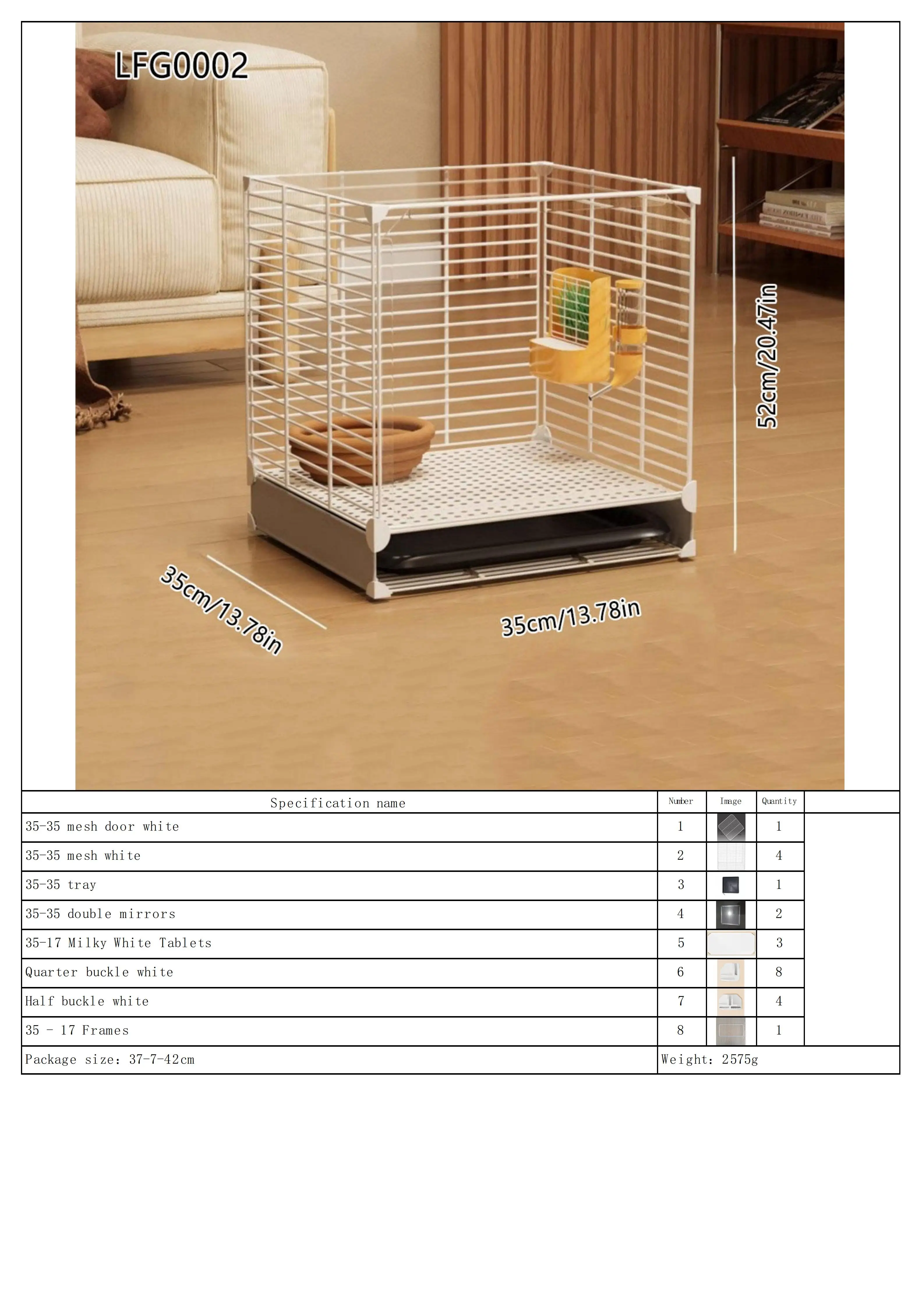 Панорамна клітка для кроликів для домашнього використання з туалетною лотком, підходить для морських свинок, їжаків, тхорів, цуценят, курчат, каченята, будинок, вілла, гніздо для клітки для кроликів із вільними вушками