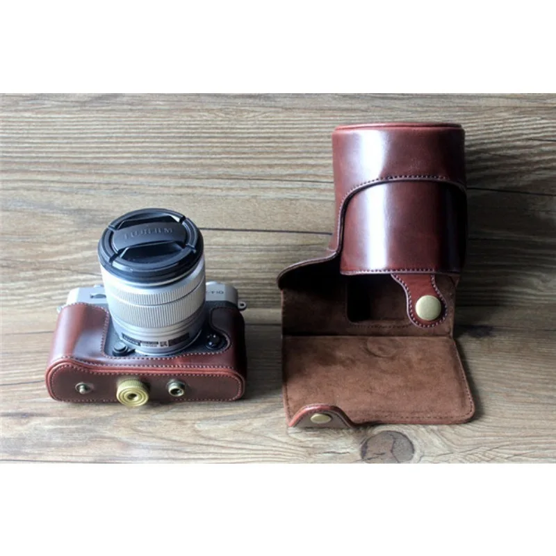 Custodia Per Fotocamera In Pelle Pu Per Fujifilm Xt30 Xt20 Fuji Xt10 Xt20 Pelle Pu Di Alta Qualità Con Cinturino