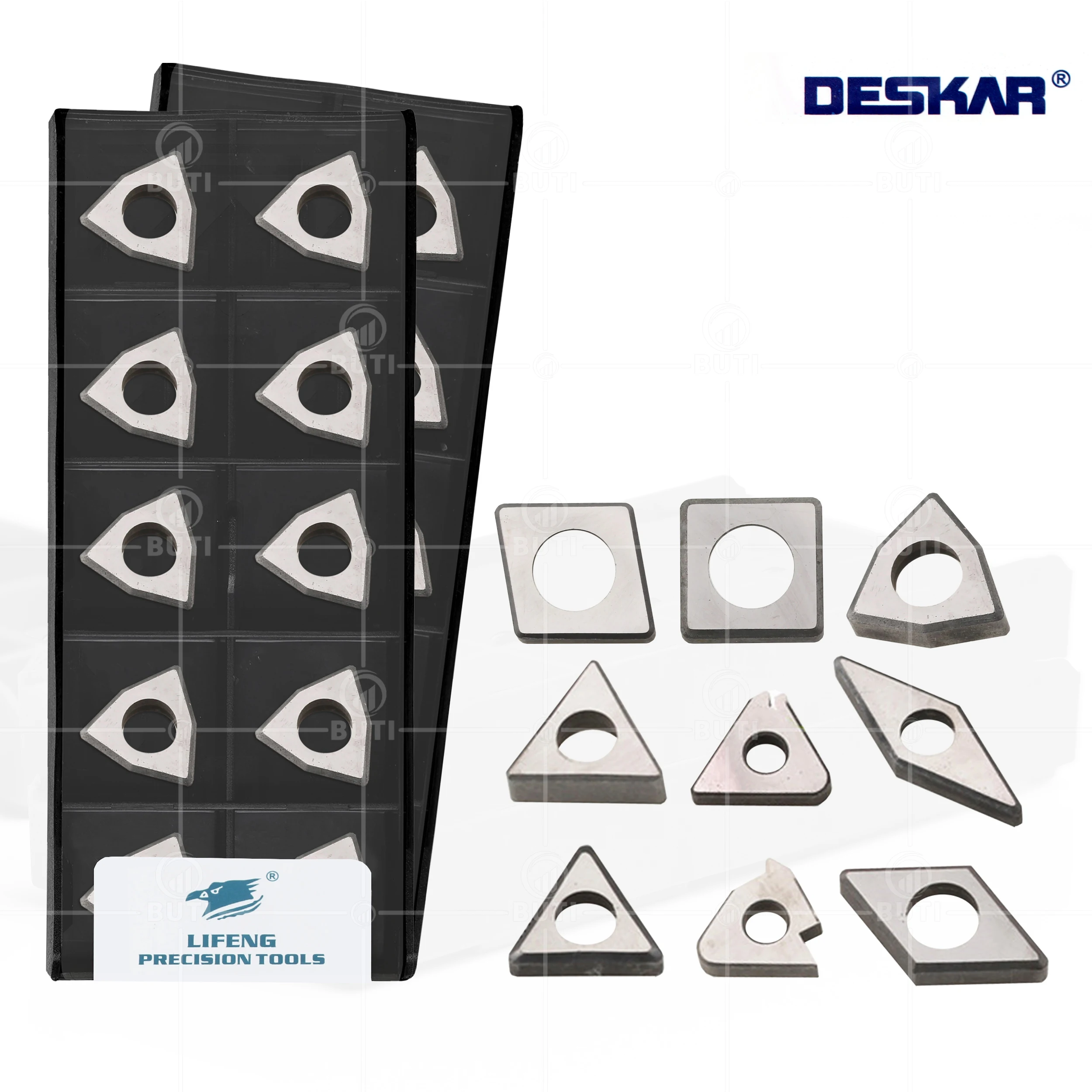 

DESKAR 100% Original STM1603 STM16 SD1103 ST1604 SC1204 SW0603 MS1204 SV1603 STM22R Carbide Knife Pad For CNC Lathe Tools Holder