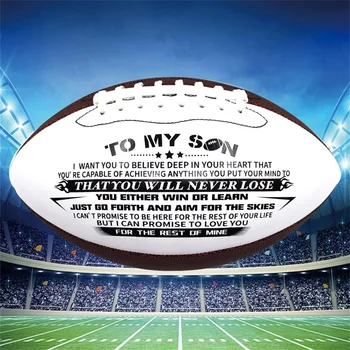 Official Size PU Leather Rugby Ball 1