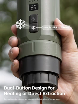 HiBREW H4C Portable Espresso Coffee Machine 3in1 Travel Coffee Maker 7500mAh Lithium Battery Self-Heating Ns DG Capsule & Ground 6