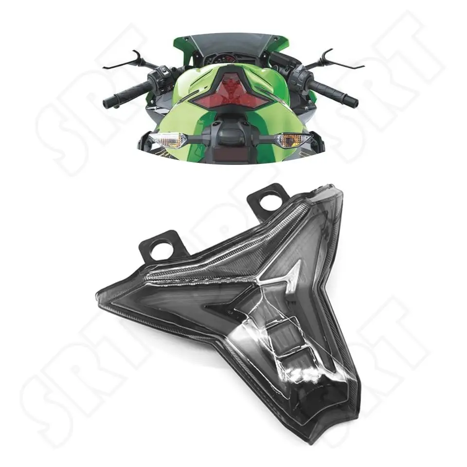 

Fit for Kawasaki Z1000 Z1000R ABS 2019 2020 2021 2022 2023 Motorcycle LED Taillight Rear Brake Turn Signal Integrated Tail Light