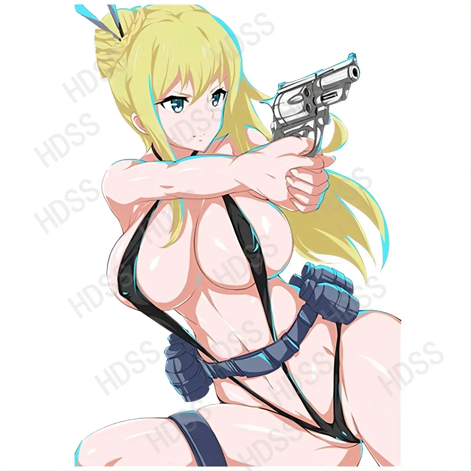 

Hdss-Beautiful Anime Sexy Hot Girl Vinyl Car Stickers Window Laptop Decal Luggage Refrigerator Sticker