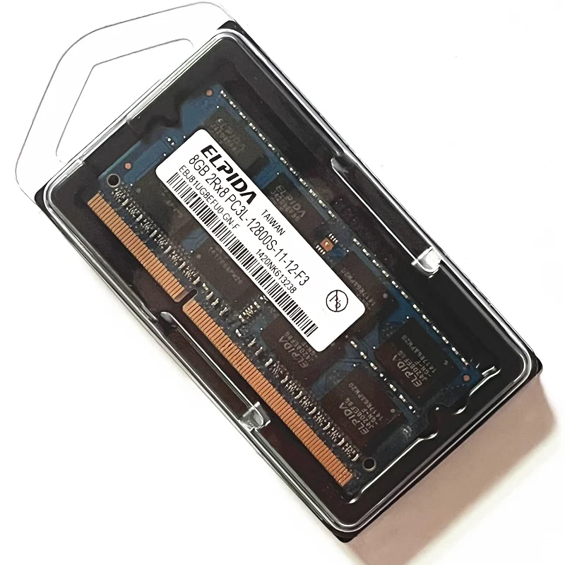 PCパーツ ELPIDA 8GB Memory Ram PC3-12800S-11-10-F3 1600MHZ 204pins SO-DIMM Elpida 8GB Memory Ram PC3-12800S-11-10-F3 1600MHZ 204pins SO