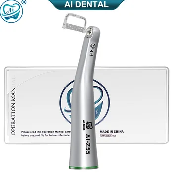 หัวขัดฟัน AI-Z55 แบบ 4:1 ความเร็วต่ำ พร้อมระบบส่งกำลังแบบตัดเฉียง หัวฉีดน้ำเดี่ยวแบบไม่ใช้แสง ไม่มีใบเลื่อย 1