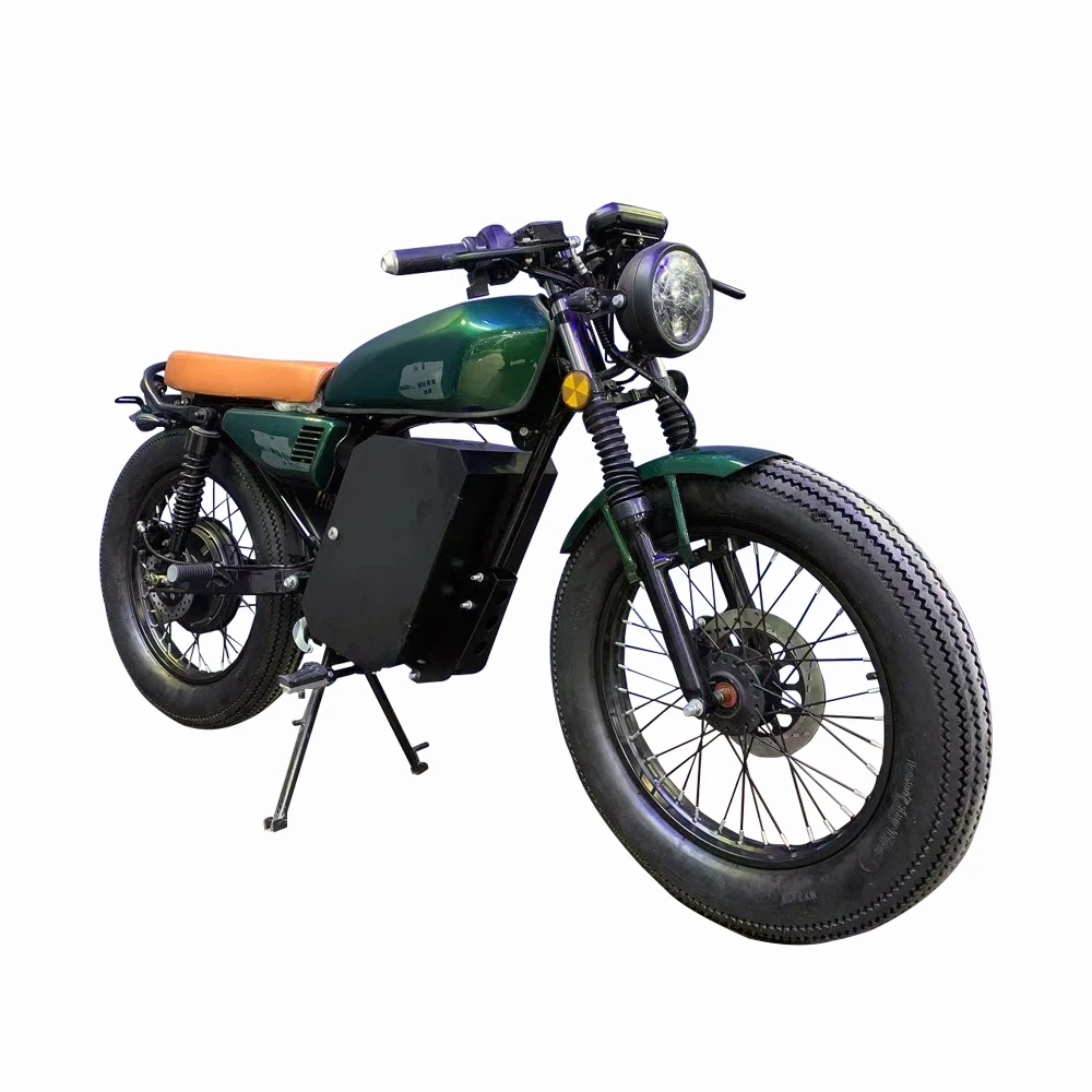 

2023 New Design 2000W 72V 30AH 3.00-18 Tubeless Tyre Tires High Speed 70km/h Electric Motorcycles for Adults