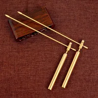 HOT SALE 2Pcs Copper Dragon Seeking Dowsing Rod Outdoor Energy Water Witching Adjustable Detector Measuring Detachable Tool 2