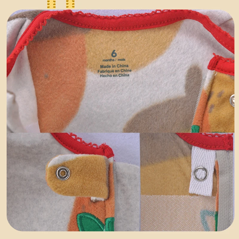 Winter Baby Fleece Romper Jumpsuit 2