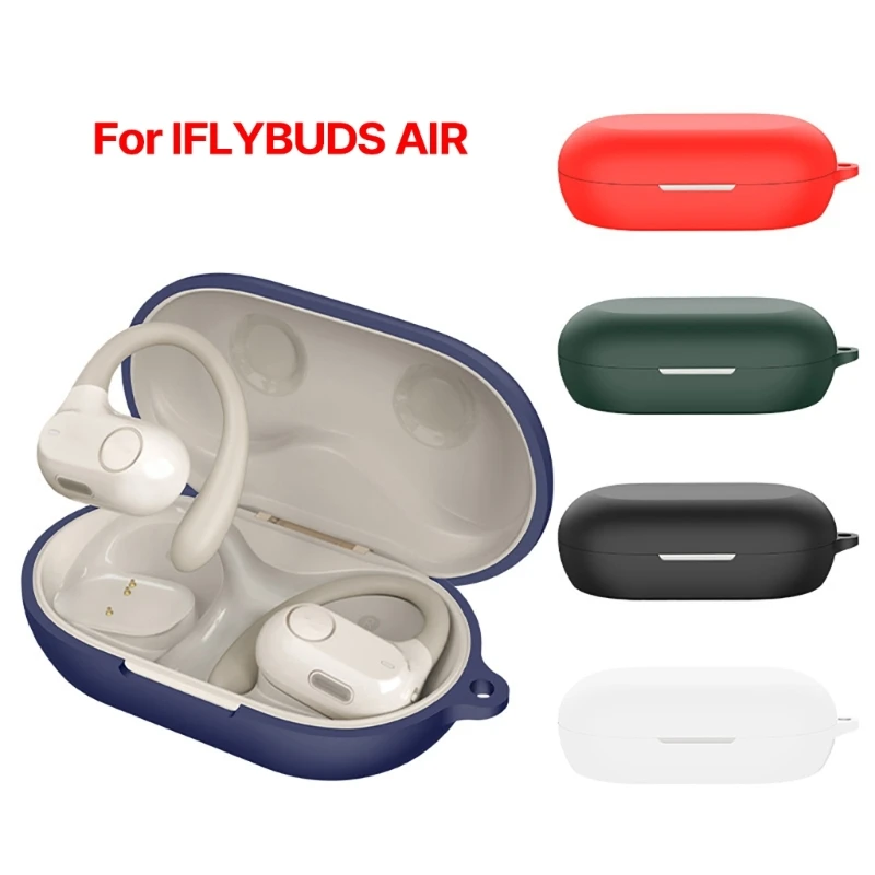 

Lightweight Silicone Case Sleeve for IFLYBUDS AIR Earphones Cover Anti drop and Easy to Clean Resistant to Water DropShipping