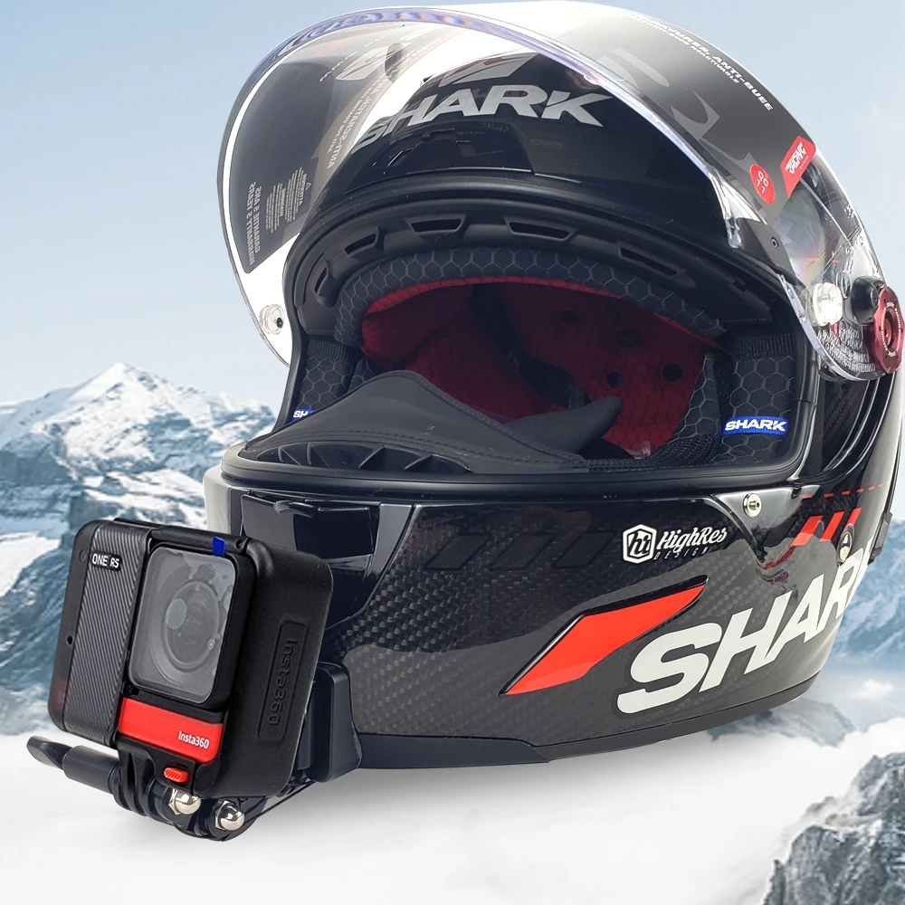 TUYU Aluminum custom Shark race R GP helm sepeda motor dudukan