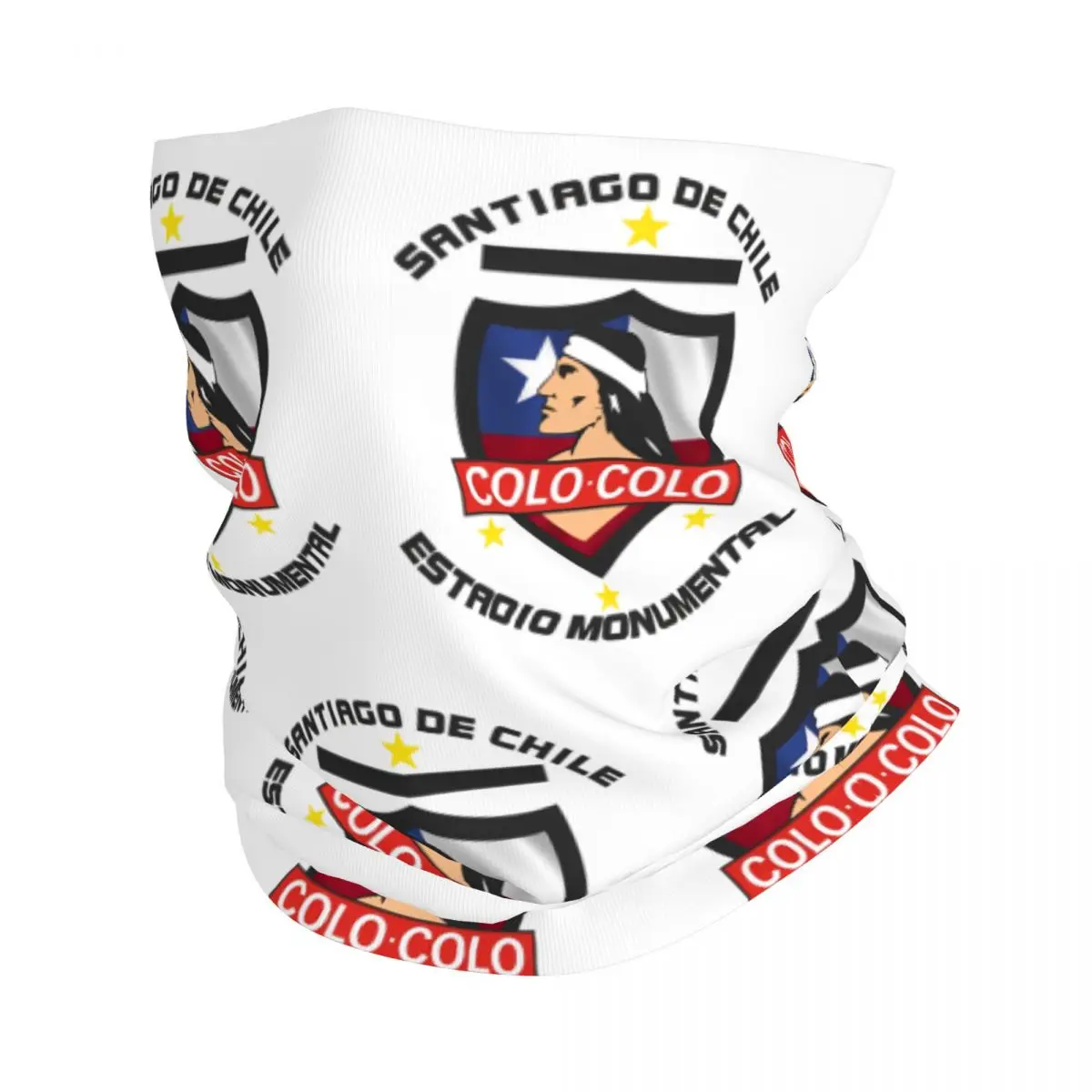 

Женский зимний шарф-повязка на голову с принтом